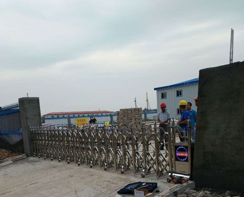 Installation precautions for electric sliding doors