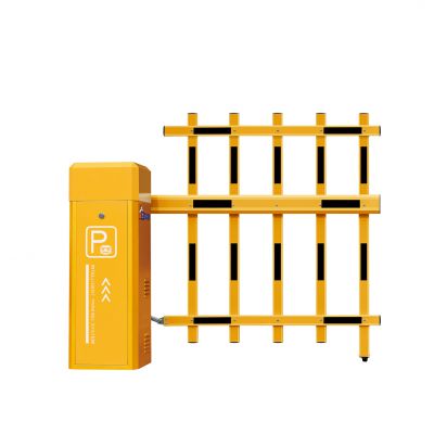 Double-layer fence gate barrier